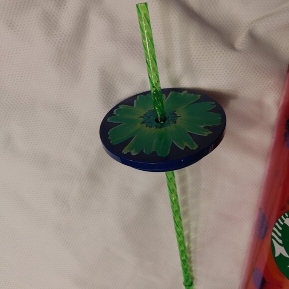 Starbucks Summer 2022 Floral Hibiscus Flower Tumbler - Picture 3 of 9